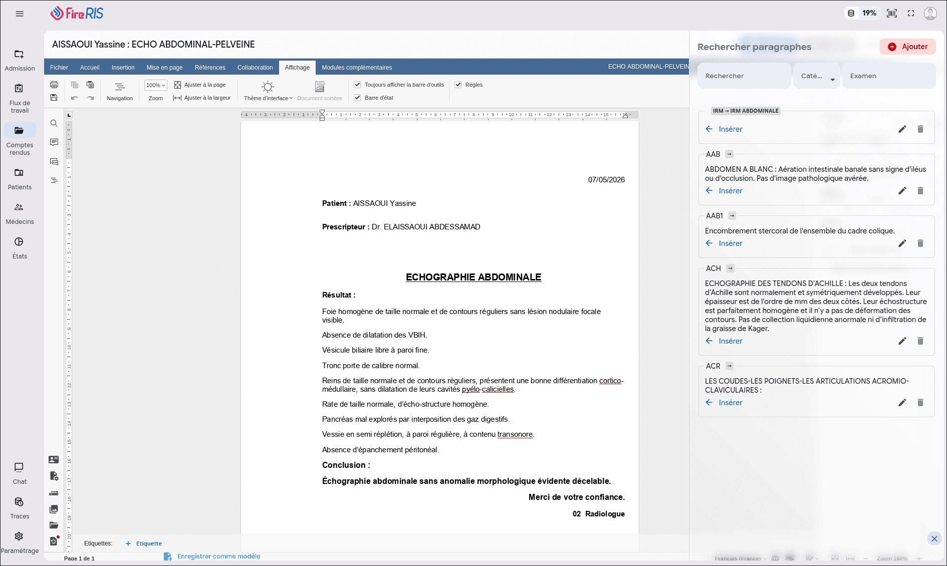 Compte rendu structuré · modèles & macros